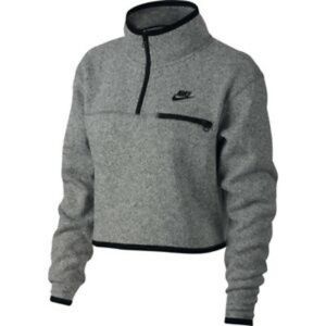 Nike cropped half zip